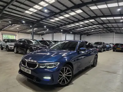 Used BMW 320 Sport Line 2021 Blue Sedan