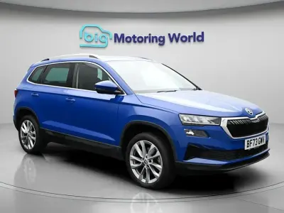 Gebraucht Skoda Karoq SE L 150 PS (110 kW) 2023 Blau SUV