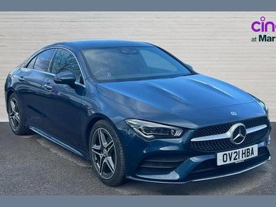 Used Mercedes CLA180 AMG Line Premium Plus 134 HP (98 kW) 2021 Blue Sedan