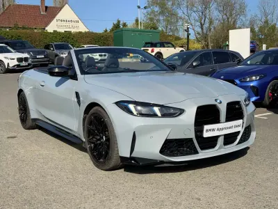 Usado BMW M4 Cabriolet Competition Edition 530 CV (389 kW) 2024 Gris Descapotable