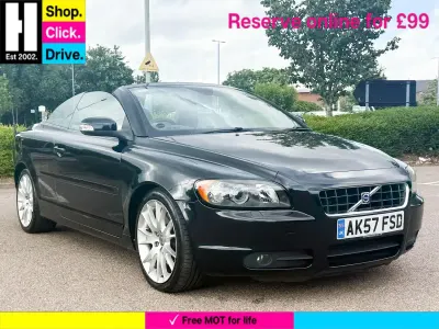Used Volvo C70 SE Lux 178 HP (130 kW) 2007 Black Cabriolet
