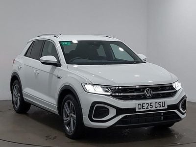 White Used 2025 VW T-Roc R-line SUV | £26,998 (Fair price)