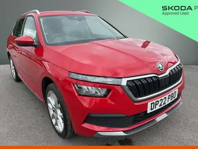 Used Skoda 110 R SE L 81 HP (59 kW) 2022 Velvet red metallic Estate