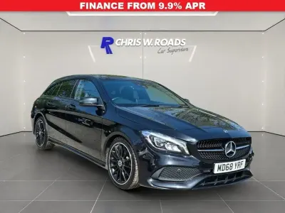 Usado Mercedes CLA220 Shooting Brake AMG line 2018 Preto Carrinha
