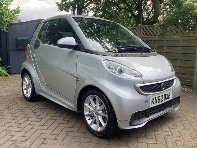 Used Smart ForTwo Cabrio Passion 71 HP (52 kW) 2012 Silver Cabriolet