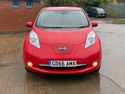 Red Used 2016 Nissan Leaf Acenta Hatchback | £2,499