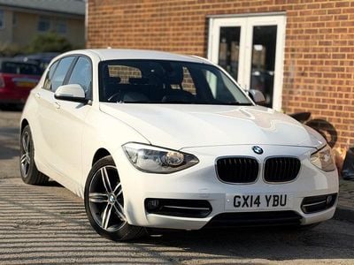 Used BMW 116 Sport Line 2014 White Hatchback