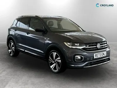 Usado VW T-Cross R-line 110 HP (80 kW) 2023 Cinzento SUV
