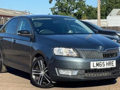 Used Skoda Rapid Sport 110 HP (80 kW) 2015 Grey Hatchback