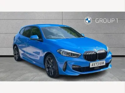 Used BMW 118 M Sport 134 HP (98 kW) 2023 Blue Hatchback