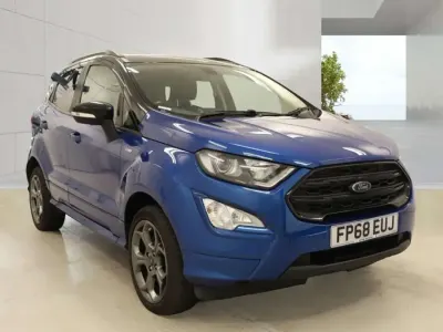 Used Ford Ecosport ST-Line 125 HP (91 kW) 2018 Blue SUV
