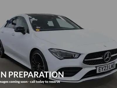 Used Mercedes CLA200 AMG Line Premium Plus 163 HP (119 kW) 2022 White Coupe