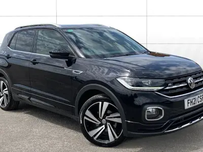 Used VW T-Cross R-line 150 HP (110 kW) 2021 Black SUV
