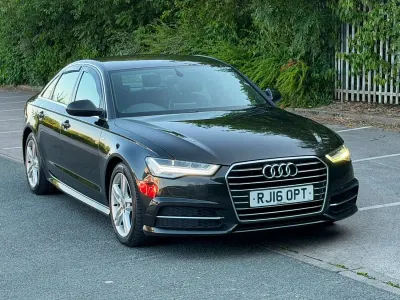 Used Audi A6 S-Line 190 HP (139 kW) 2016 Black Sedan