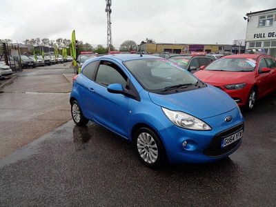 Used Ford Ka Zetec 2014 Blue Hatchback
