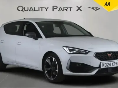 Used Cupra Leon 150 HP (110 kW) 2024 White Hatchback