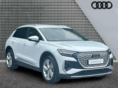 New Audi Q4 e-tron S-Line 210 kW (286 HP) 2026 White SUV
