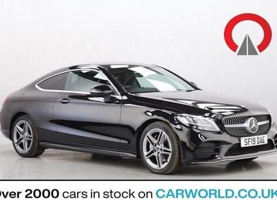 Used Mercedes C220 AMG line 194 HP (142 kW) 2019 Black Coupe