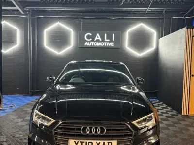 Used Audi A3 Black Edition 150 HP (110 kW) 2018 Black Sedan