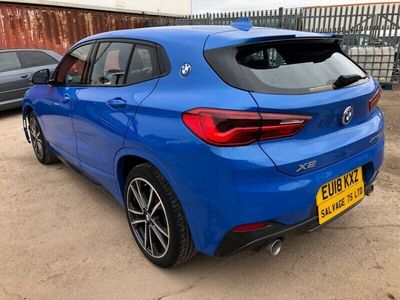 used BMW X2 xDrive 20d M Sport 5dr Step Auto DAMAGED SALVAGE REPAIRABLE CAT-N