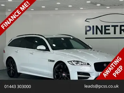 Used Jaguar XF Sportbrake R-Sport 180 HP (132 kW) 2017 White Estate