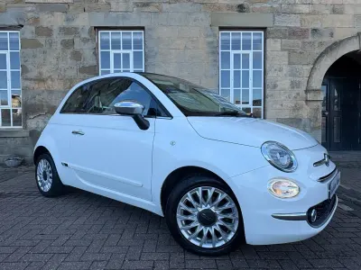Begagnad Fiat 500C Lounge 2016 Vit Cab