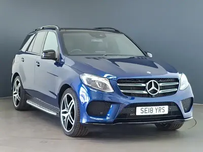 Used Mercedes GLE350 AMG 258 HP (189 kW) 2018 Blue SUV