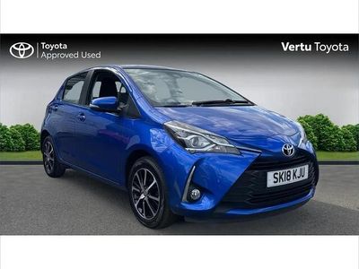 Used Toyota Yaris 111 HP (81 kW) 2018 Blue Hatchback