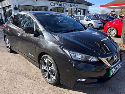 Used Nissan Leaf Tekna 110 kW (150 HP) 2018 Black Hatchback