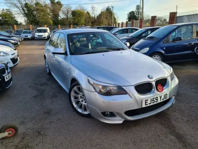 Used BMW 520 M Sport 177 HP (130 kW) 2009 Silver Sedan