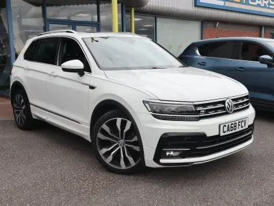 Used VW Tiguan R-line 150 HP (110 kW) 2018 White SUV