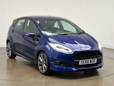 Usado Ford Fiesta ST-Line 100 HP (73 kW) 2016 Azul Citadino