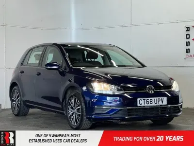 Used VW Golf VII SE 115 HP (84 kW) 2019 Blue Hatchback