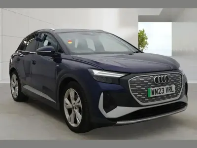 Used Audi Q4 e-tron S-Line 150 kW (204 HP) 2023 Blue SUV