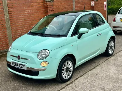 Used Fiat 500 Lounge 69 HP (50 kW) 2014 Green Hatchback