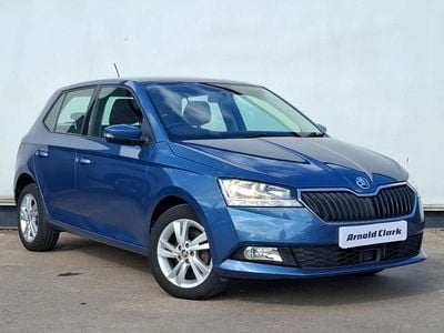 Used Skoda Fabia SE 60 HP (44 kW) 2021 Blue Hatchback