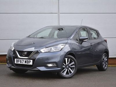 Used Nissan Micra Acenta 71 HP (52 kW) 2017 Grey Hatchback