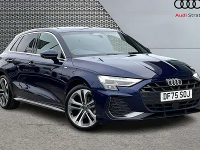 Used Audi A3 Sportback S-Line 150 HP (110 kW) 2025 Blue Hatchback