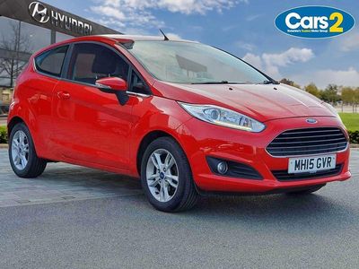 Used Ford Fiesta Zetec 2015 Red Hatchback