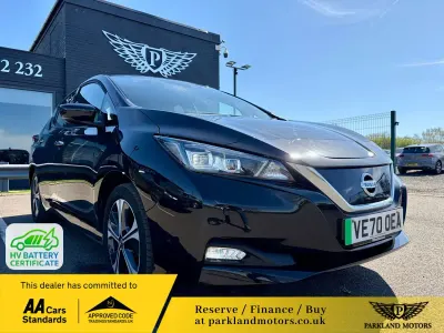 Used Nissan Leaf Tekna 160 kW (218 HP) 2020 Black Hatchback
