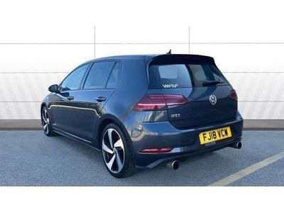 Used VW Golf VII GTI 230 HP (169 kW) 2018 Blue Hatchback