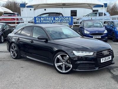 Used Audi A6 Black Edition 190 HP (139 kW) 2015 Black Sedan