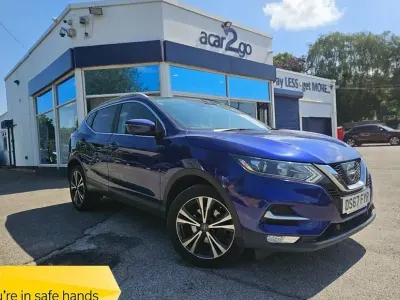 Used Nissan Qashqai N-Connecta 110 HP (80 kW) 2017 Blue SUV