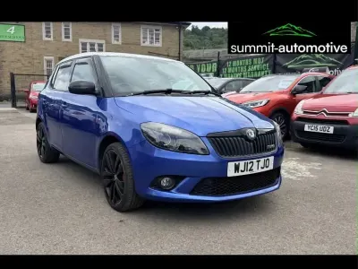 Used Skoda Fabia vRS 86 HP (63 kW) 2012 Blue Hatchback