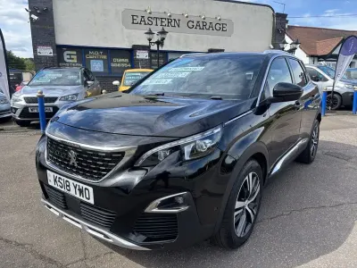 Used Peugeot 3008 GT-line 130 HP (95 kW) 2018 Black SUV