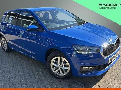 Usado Skoda Fabia Comfort 70 CV (51 kW) 2024 Azul Utilitario