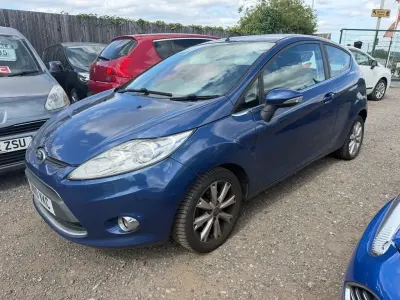 Used Ford Fiesta Zetec 2010 Blue Hatchback