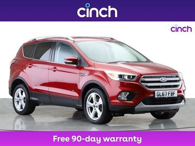Red Used 2017 Ford Kuga Titanium SUV | £10,149 (Fair price)