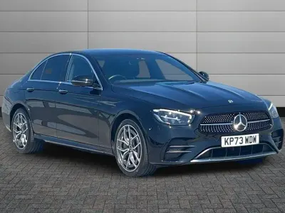 Used Mercedes E400 AMG line 325 HP (239 kW) 2023 Black Sedan