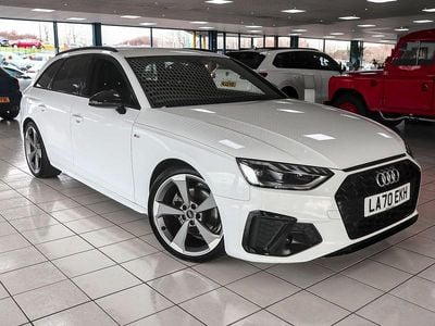 Used Audi A4 Black Edition 150 HP (110 kW) 2021 White Estate